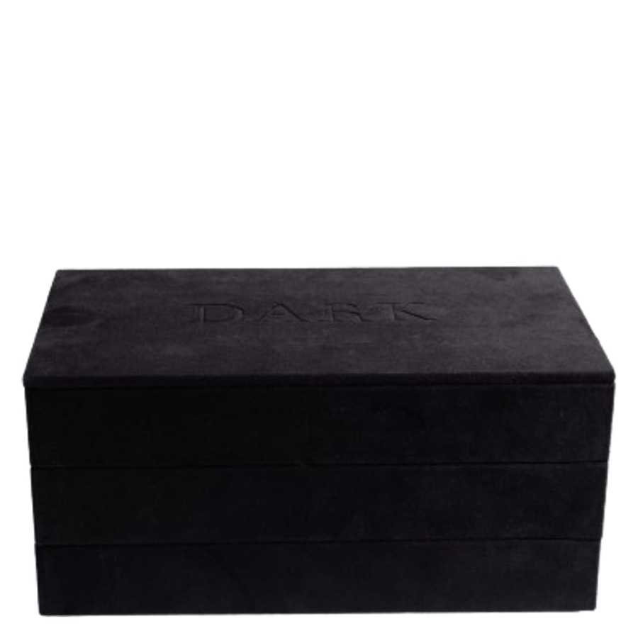 DARK Velvet Stacker Jewellery Box Black
