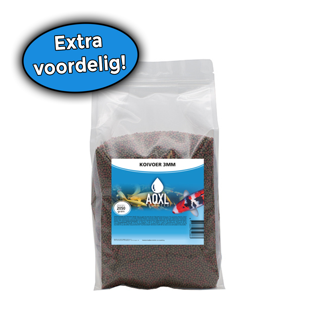 AQXL Selected Koivoer S 3mm 2050g  | Vijvervoer