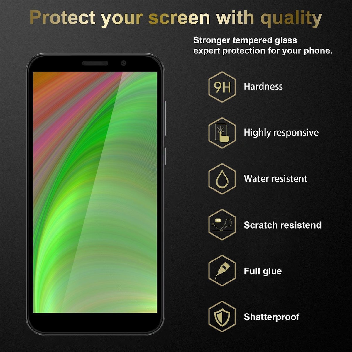 Honor 9S / Huawei Y5P 3x Skjermbeskytter Skärmskydd