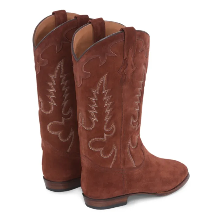 Shiloh Heritage Bottes Midnight Daim | Terracotta