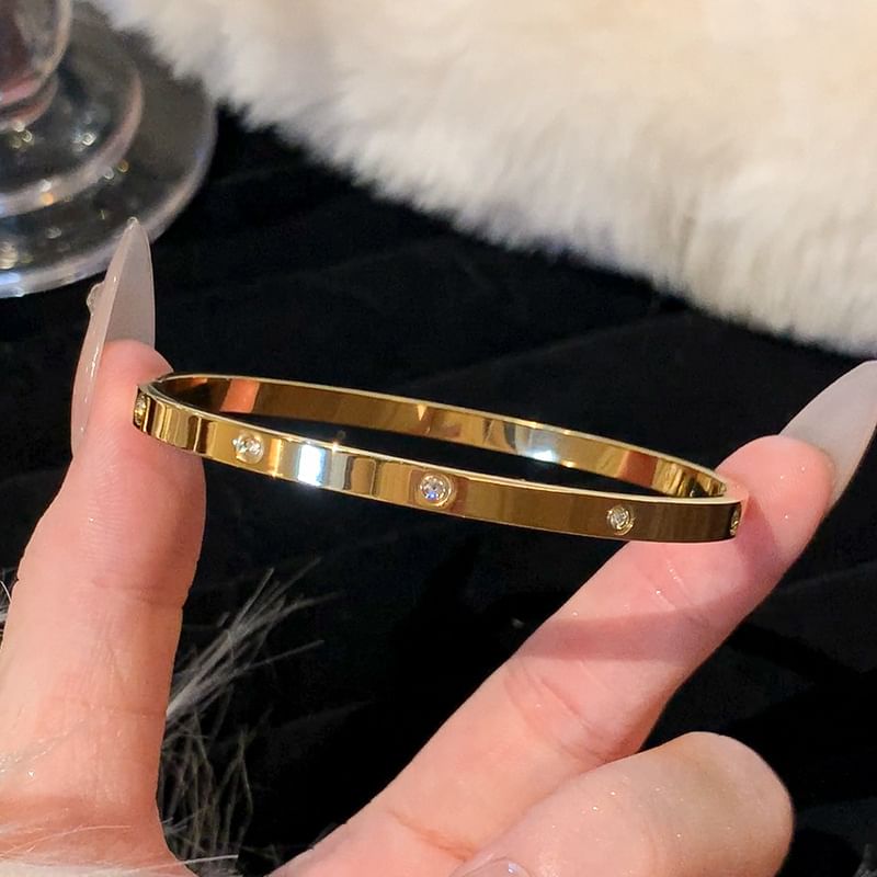 Gaya - Armband met strass en metaal