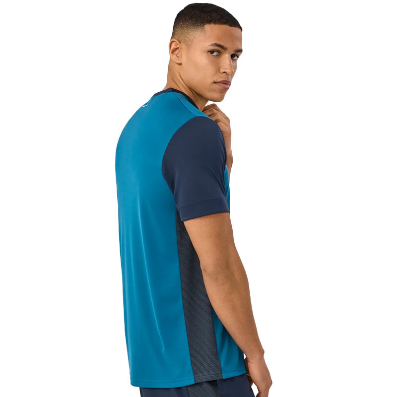 T-Shirt de tennis Head Slice homme bleu