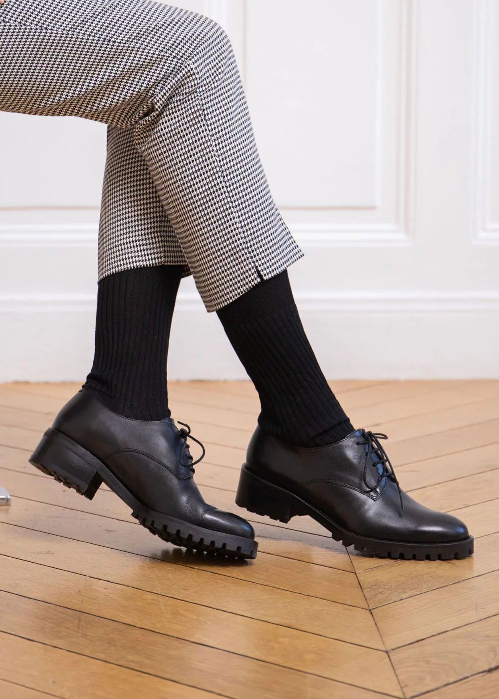 DERBY OLDHAM CUIR NOIR