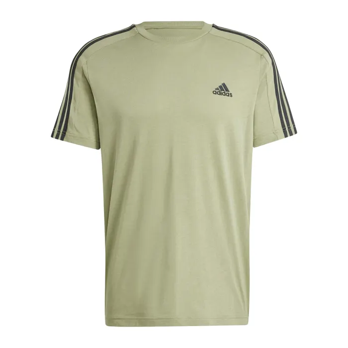 Adidas Essentials Single Jersey 3-Stripes Shirt Heren