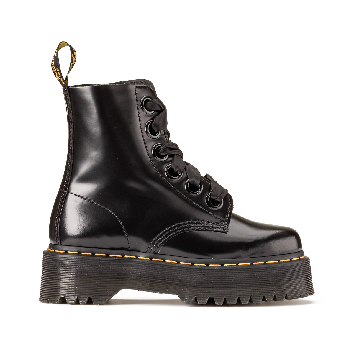 DR. MARTENS<br>Botas de couro com plataforma Buttero Molly