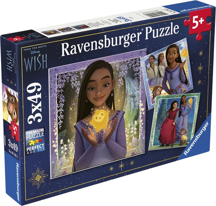 Ravensburger puslespil Ravnsburger 3*49 brikker ass