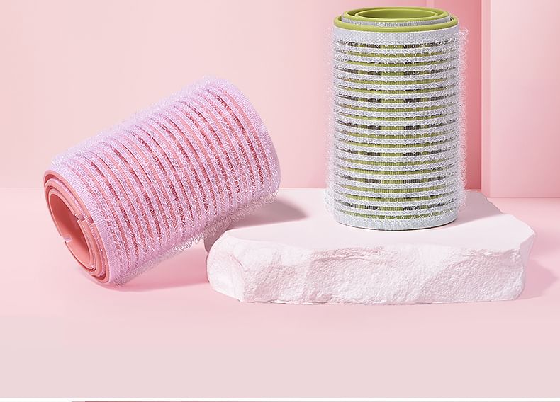 Charyeina - Set van 6: Plastic haarroller (verschillende designs)