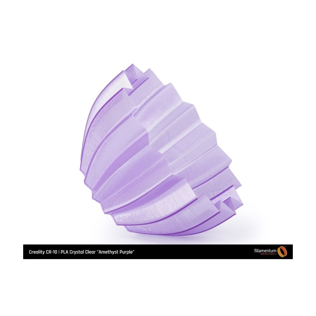 Fillamentum PLA Crystal Clear - Amethyst Purple