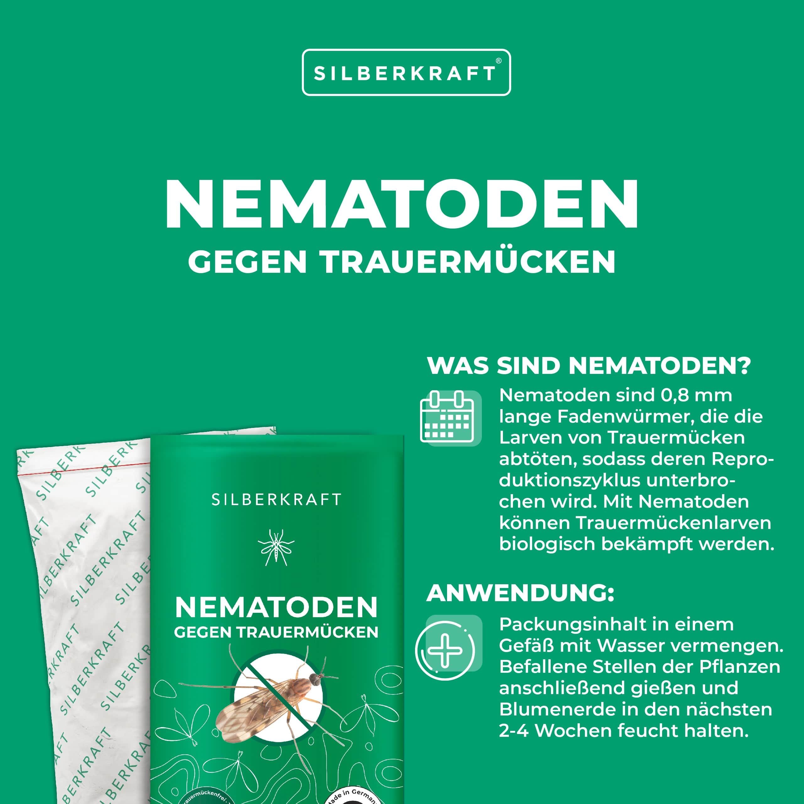 SILBERKRAFT SF Nematoden gegen Trauermücken 25 Mio