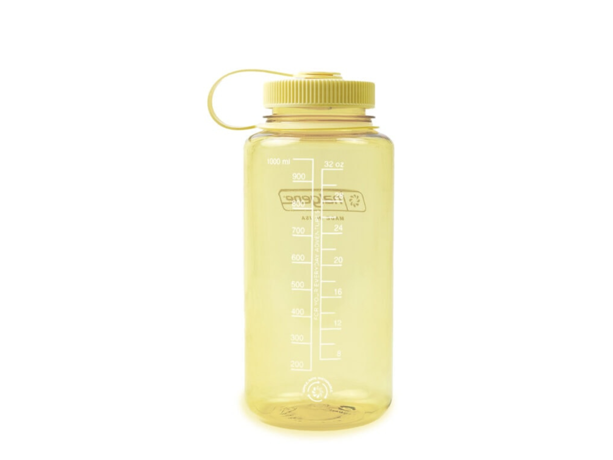 Nalgene Sustain Wide-Mouth 1 liter waterfles  - Butter