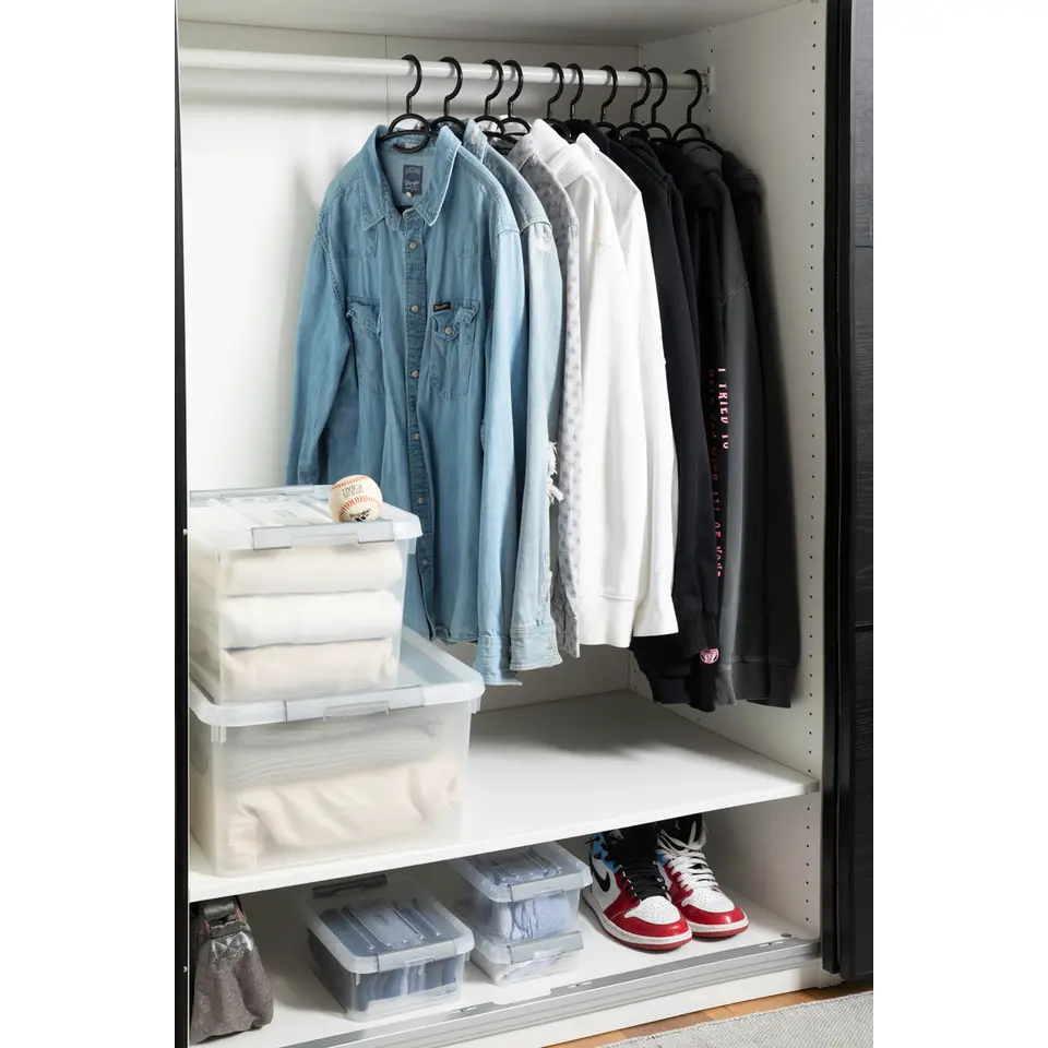 Curver Handy  Opbergbox - 35L - 3 stuks - Transparant met deksel