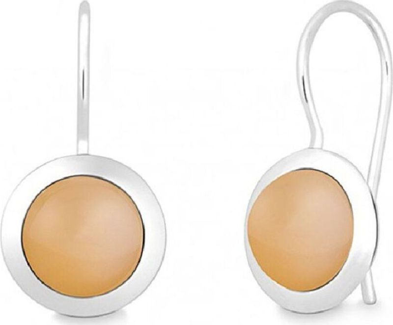 Quinn - Oorbel - Zilver - Maansteen - Gepolijst - 035839949
