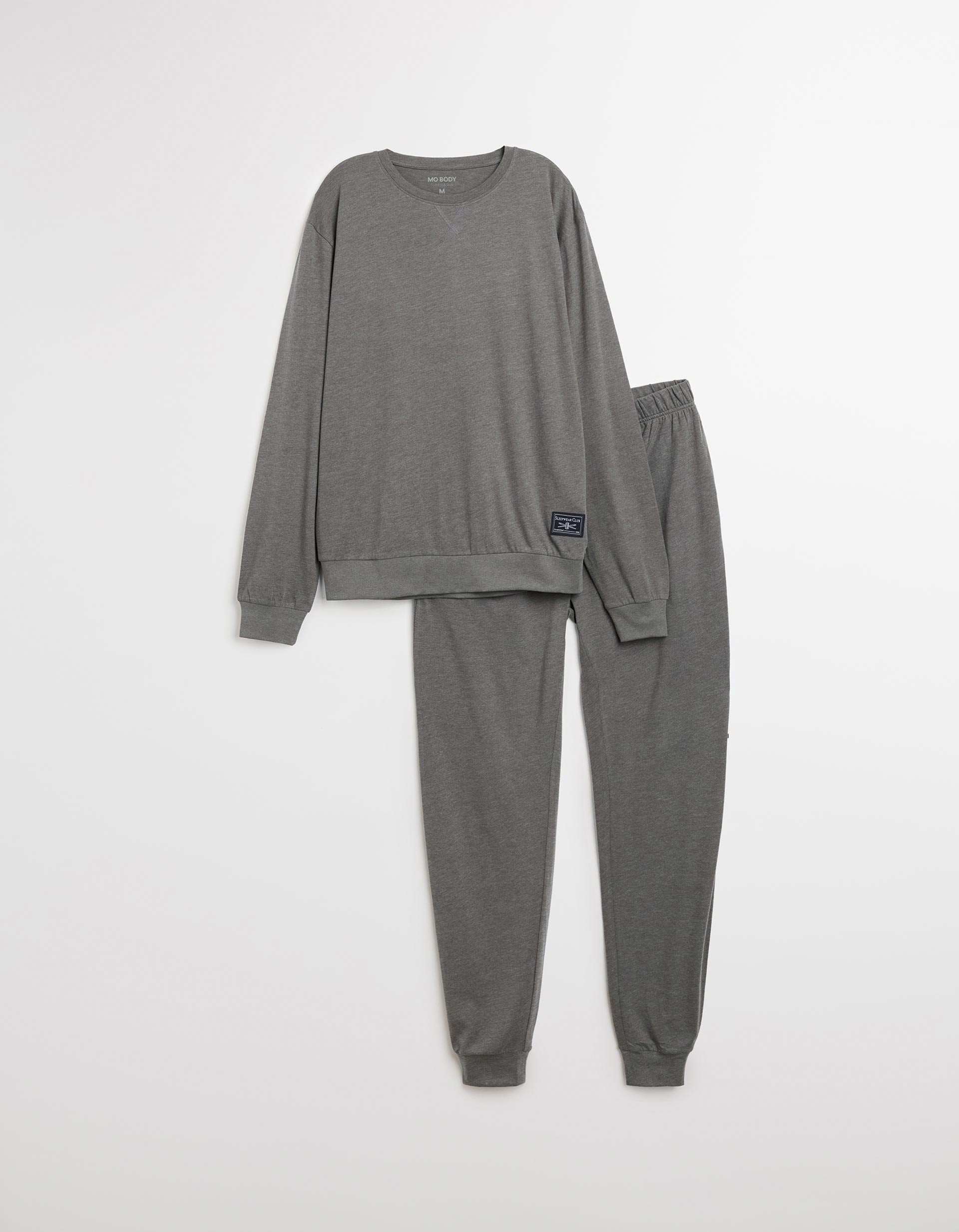 Pijama Jersey, Homem, Cinzento
