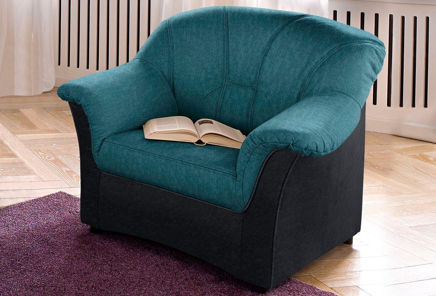 DOMO collection Sessel »Flores« wahlweise mit Federkern (nicht bei Microfaser PRIMABELLE®-Struktur),