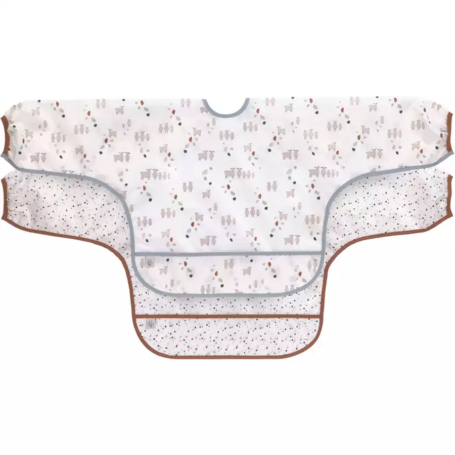 Lässig Ärmellätzchen mit Auffangschutz 2er Pack Tiny Farmer Schaf