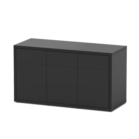Meuble d'aquarium avec 2 portes Sublime Noir L.150xP.60xH.83cm