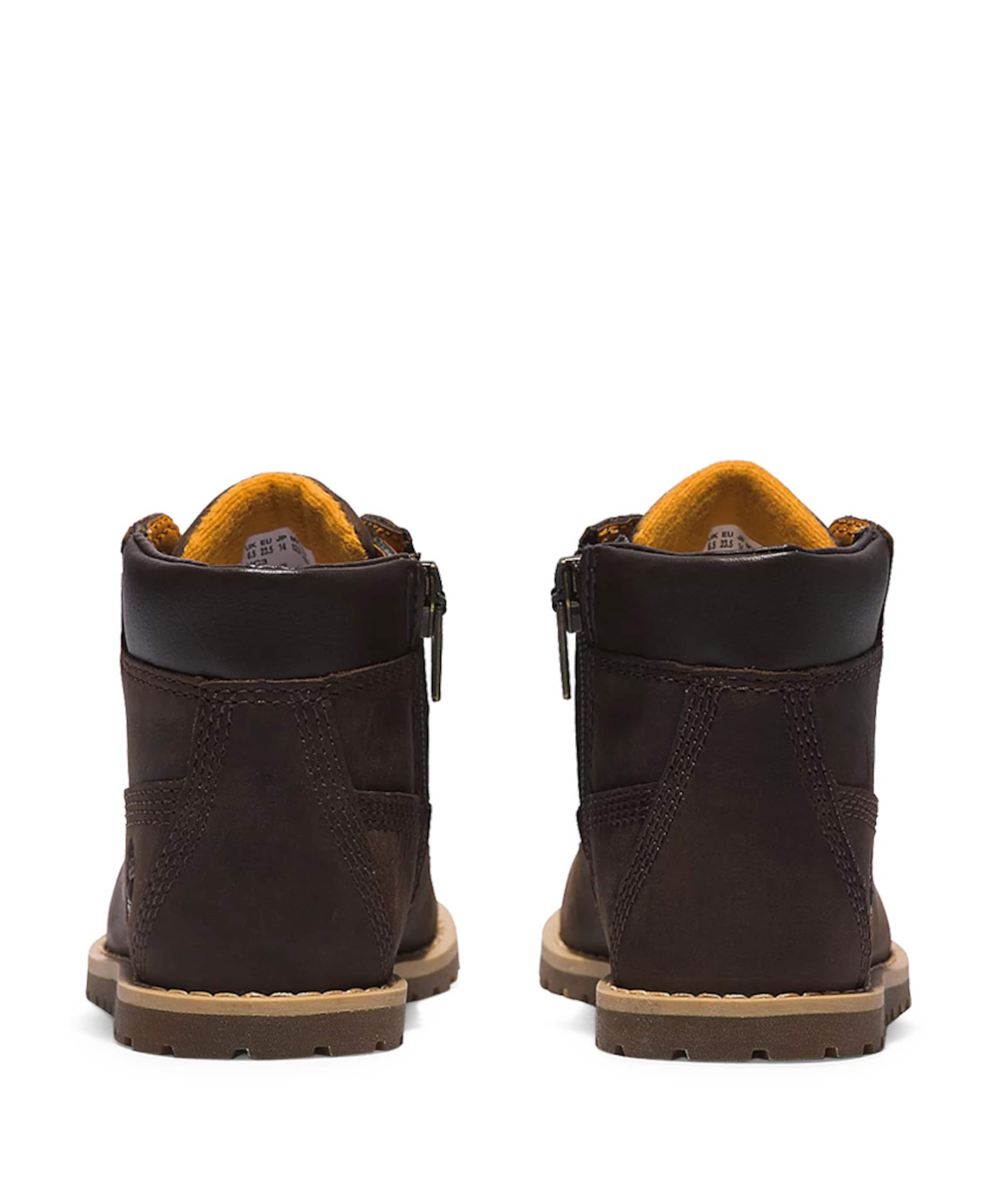 Timberland Pokey pine 6In jongens veterschoenen bruin