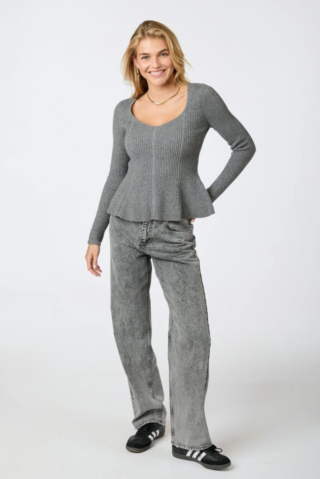 Neo Noir Sorene Knit Blouse