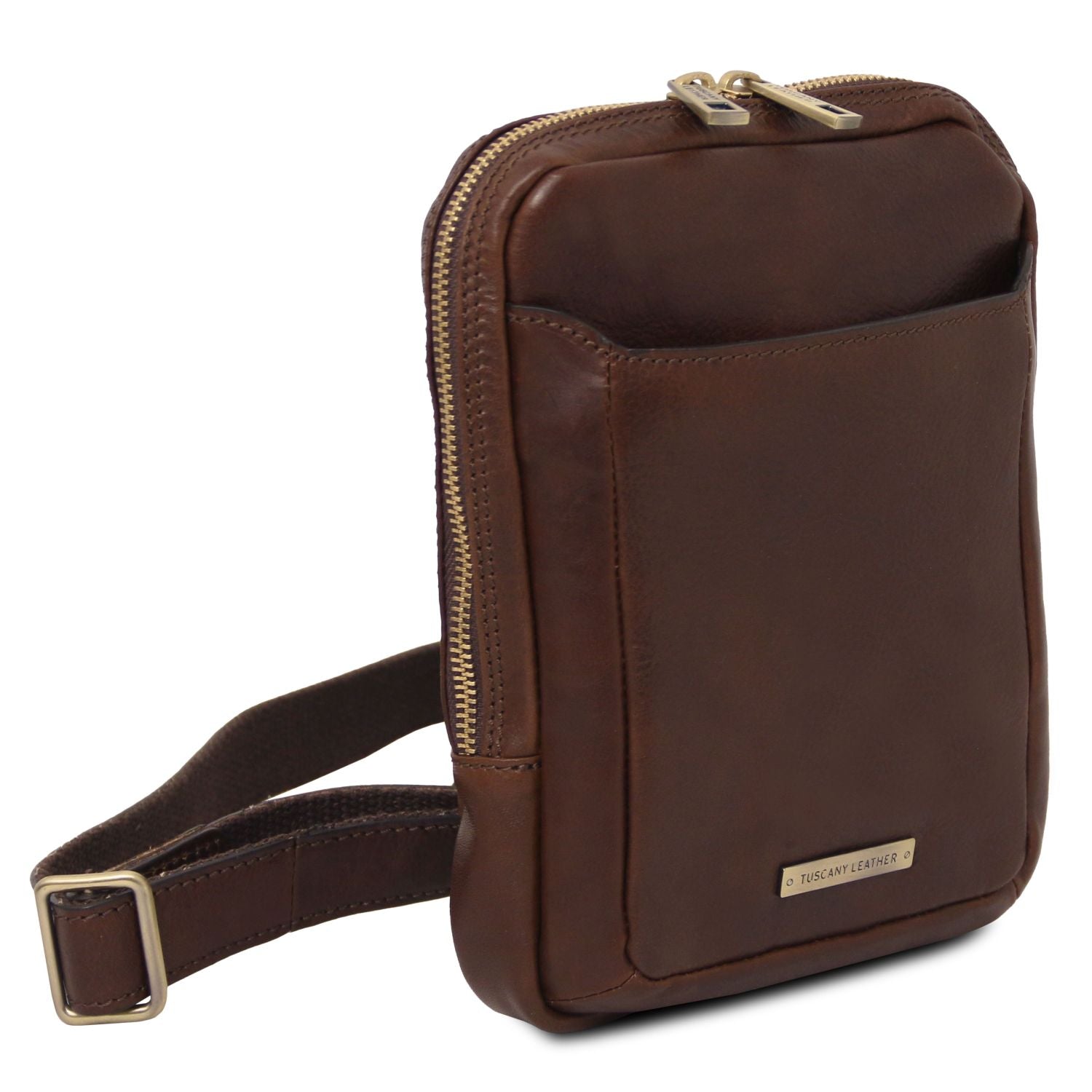 TL142428 – Mark – leren Crossbodytas