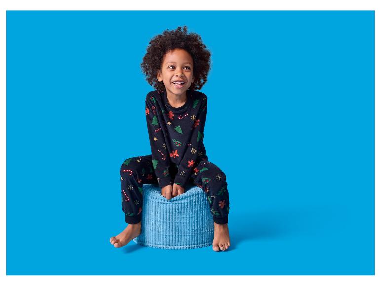 Velours kinder kerstpyjama