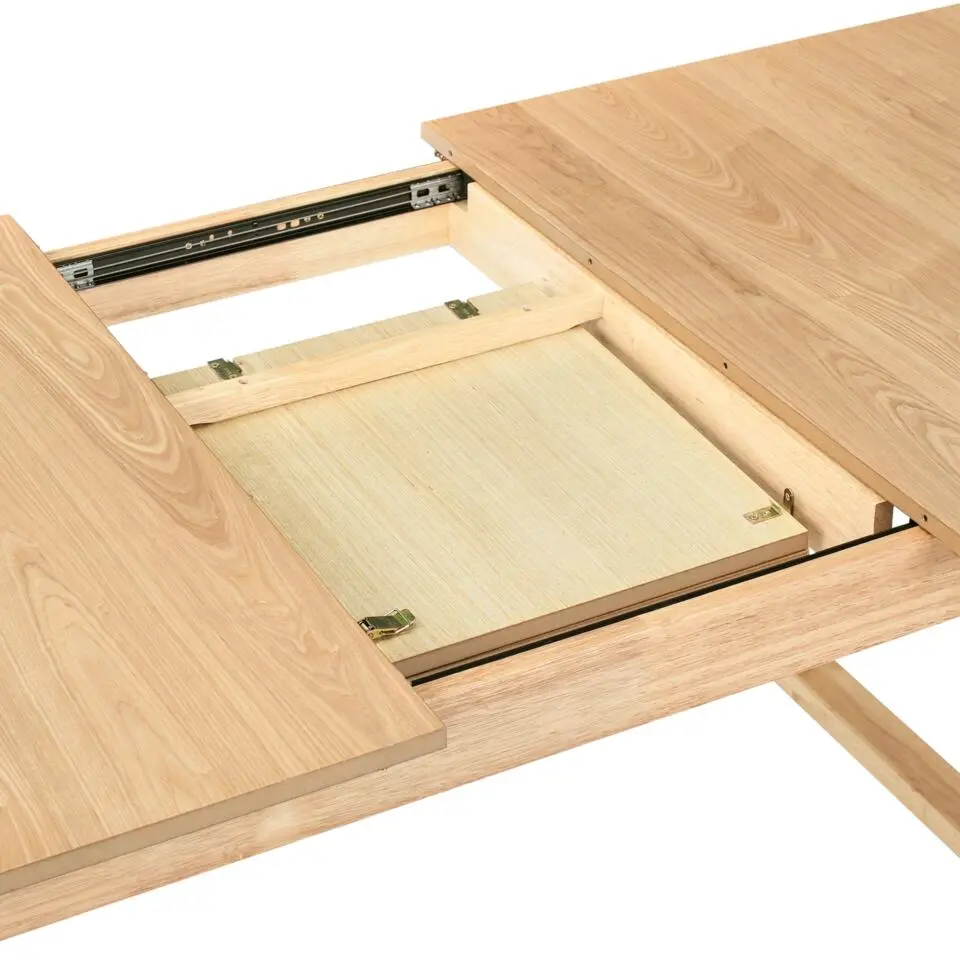 CAMDEN - Uitschuifbare eettafel - Lichtbruin - 160/200 x 95 cm - MDF