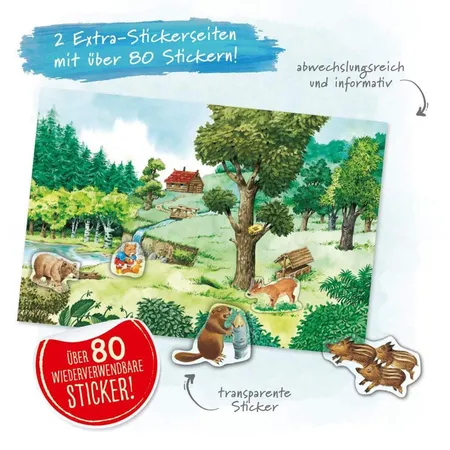 Trötsch Der Wald Geschichten Spiele Wissenswertes Stickerbuch