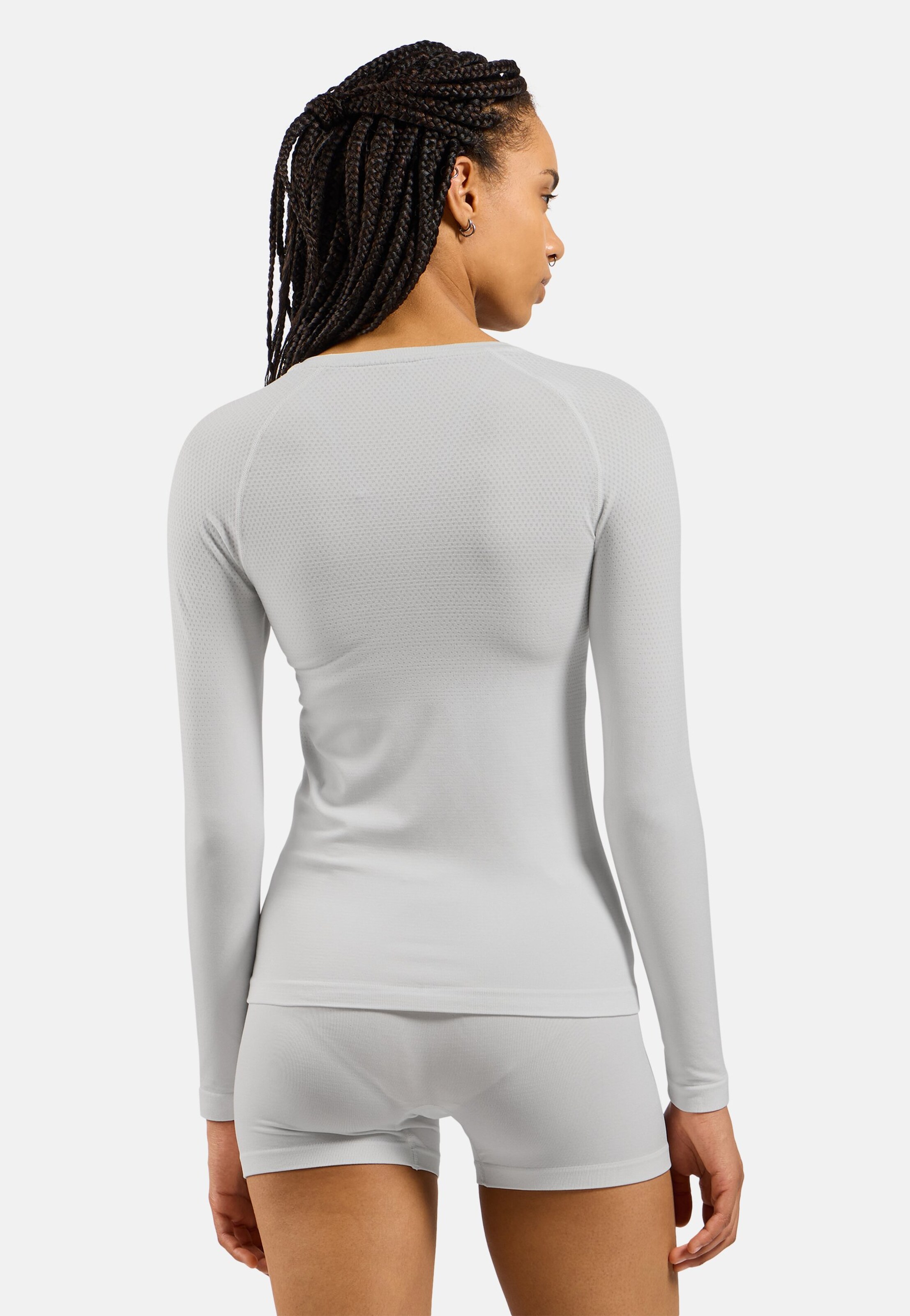 Performance Light Base Layer Langarmshirt in white
