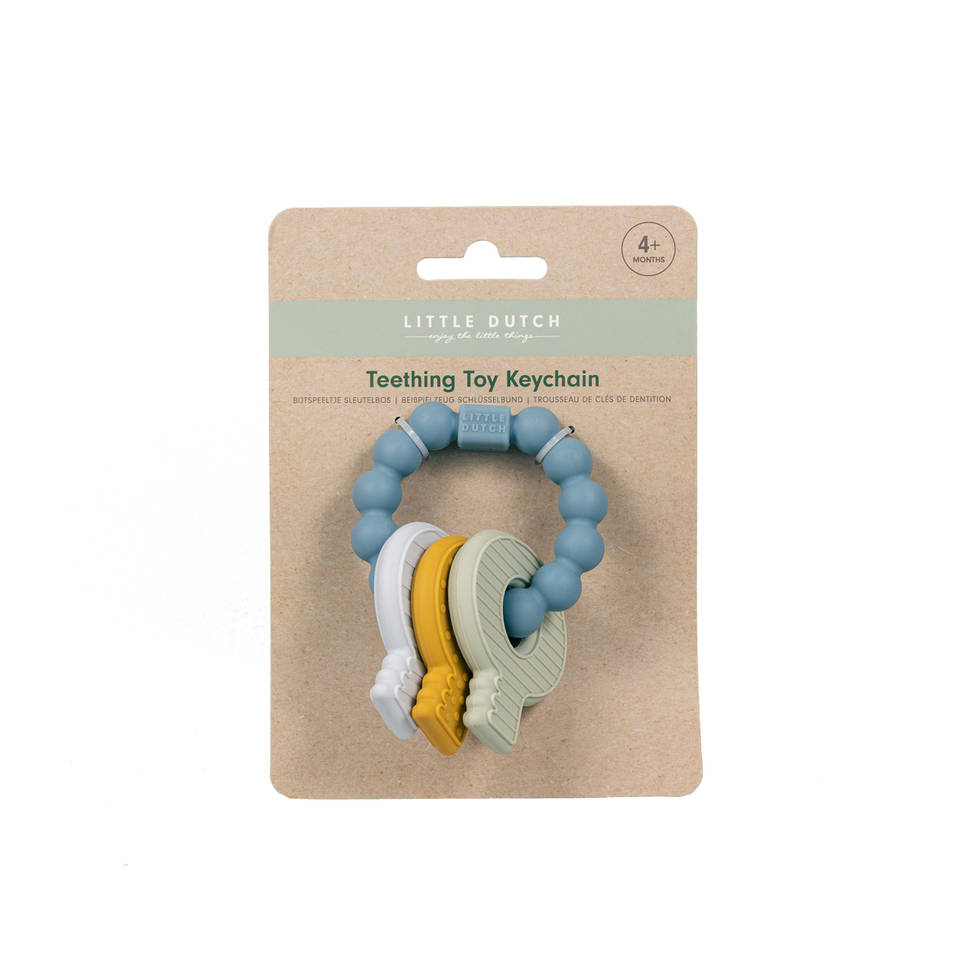 Little Dutch sleutelbos bijtspeeltje - blauw