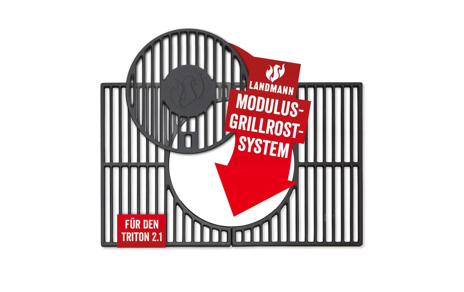 Grillrost Modulus - SchwarzGrilltrostsystem