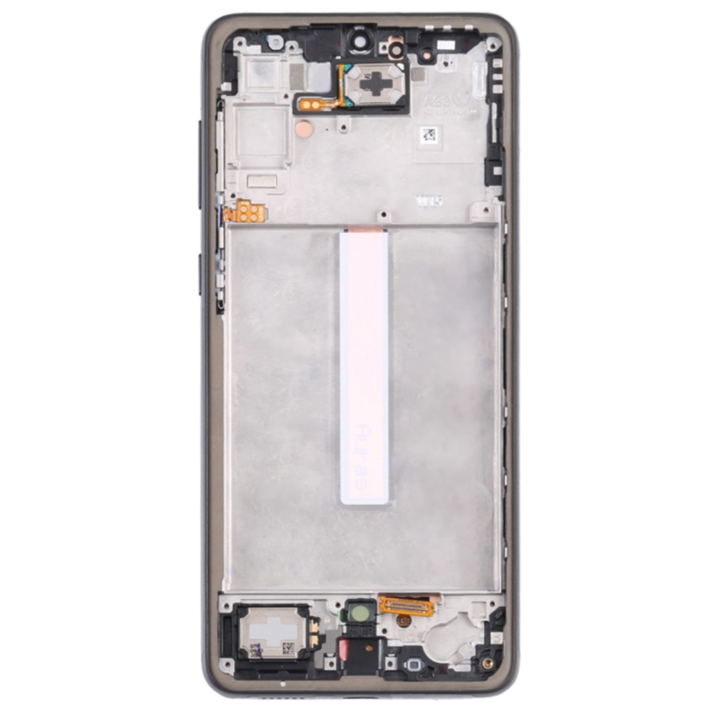 (OEM) Samsung Galaxy A33 5G Ersatzdisplay AMOLED Touchscreen Digitizer mit Rahmen Bildschirm Reparatur – Schwarz