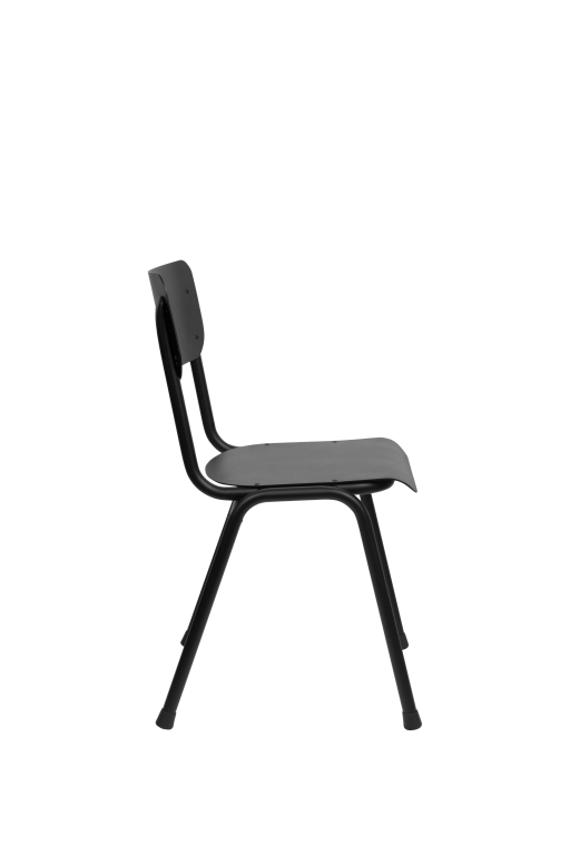 Zuiver Back to school tuinstoel zwart