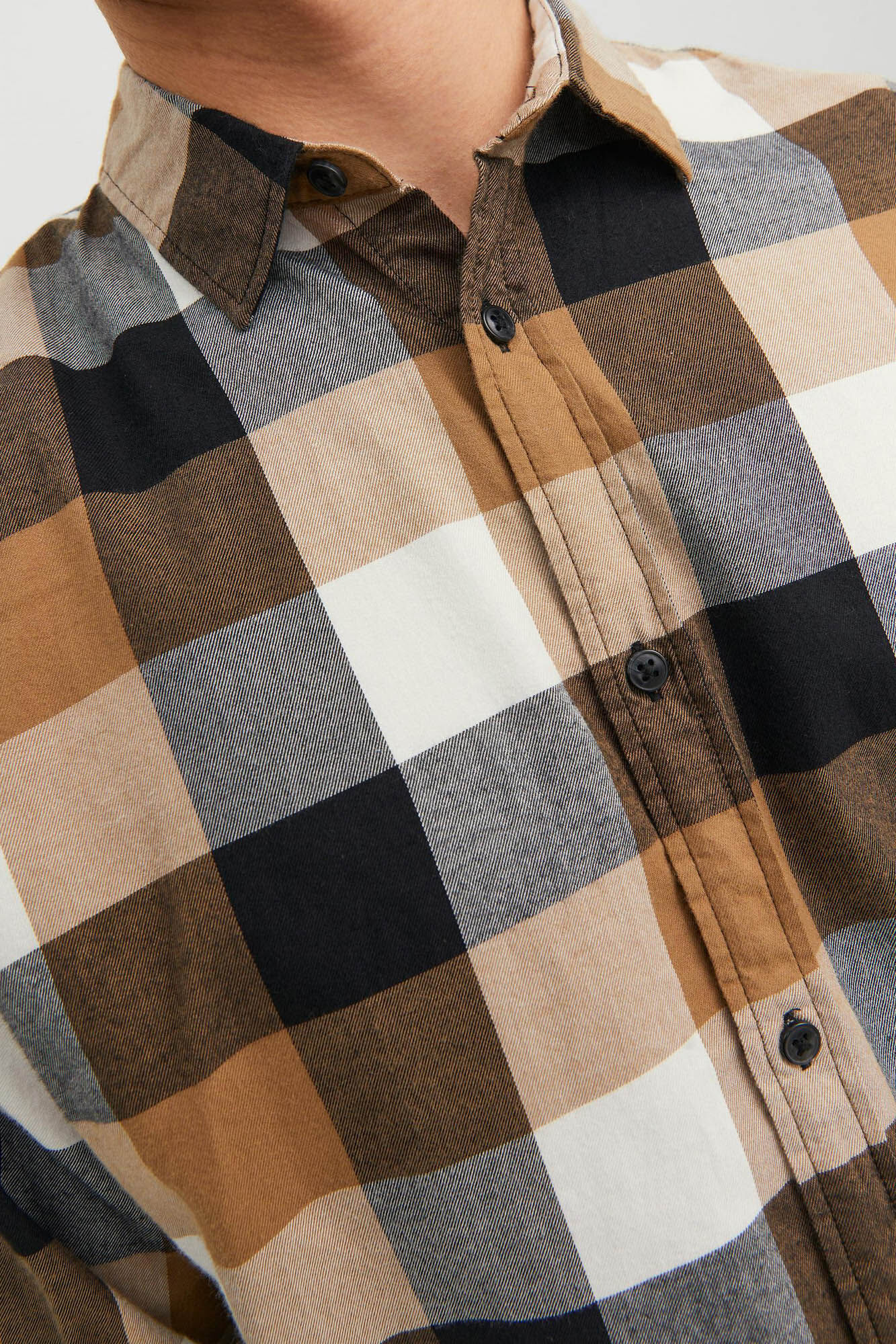 Camisa xadrez de sarja
