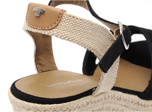 Tom tailor nu pieds talons femme 5390010001 noir