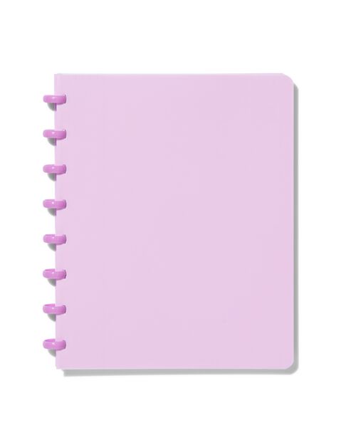 carnet à spirales A5 5 x 5 mm lilas