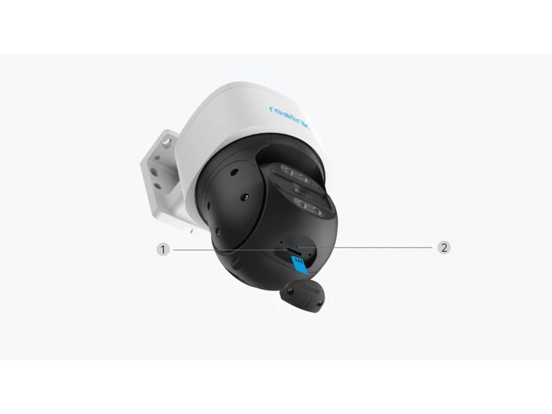 Reolink Netzwerkkamera P830 Outdoor 4K Smarte 4K Pan-Tilt Überwachungskamera mit Auto-Tracking