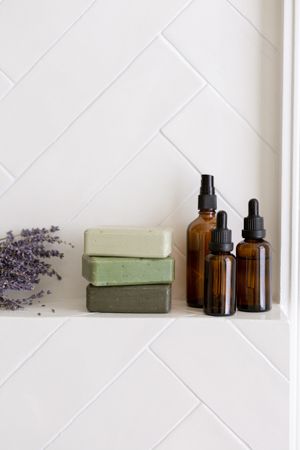 Zeep, amandel & bergamot, 150 gram