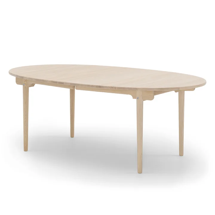 Carl Hansen - CH338 ausziehbarer Esstisch, 200 x 115 cm, Eiche geölt (mit Auszug für 2 Platten)