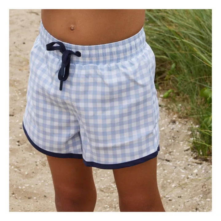 Minnow Short de Bain Boardie Vichy | Bleu