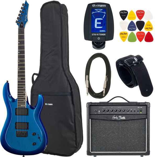 Harley Benton R-446 Blue Metallic Set