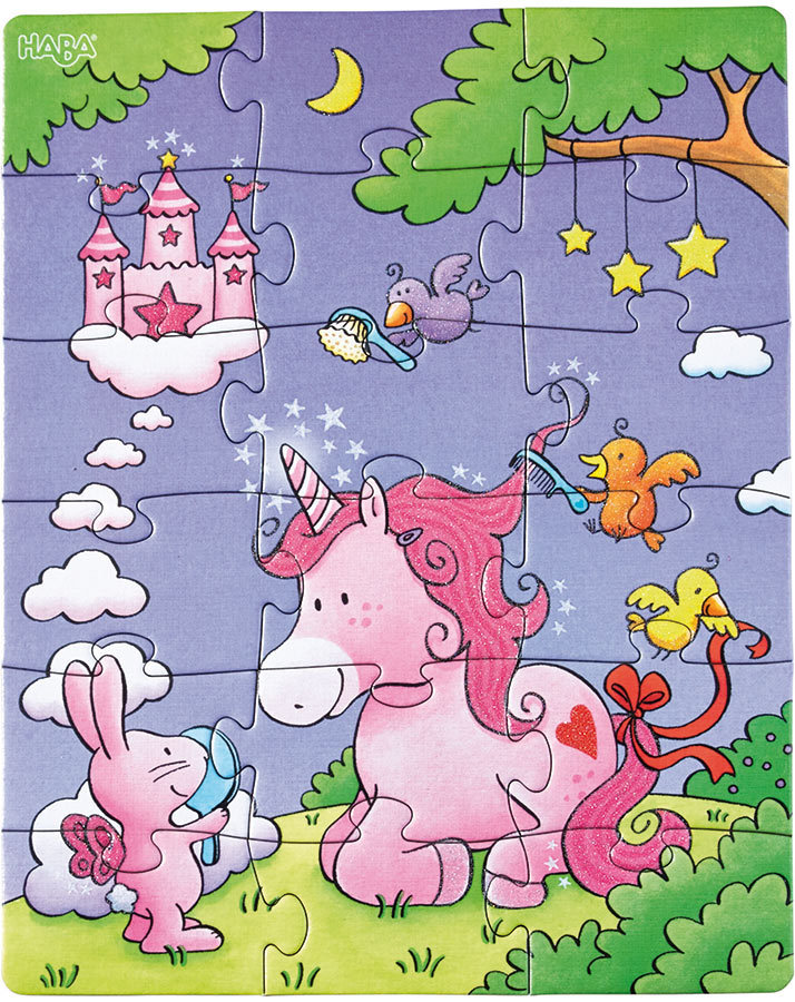 Puzzle – Einhorn Glitzerglück 12- bis 18-teilig
