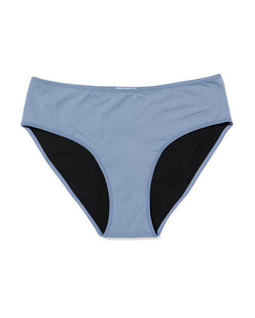 Culotte d'incontinence en coton pour légères fuites urinaires bleu moyen