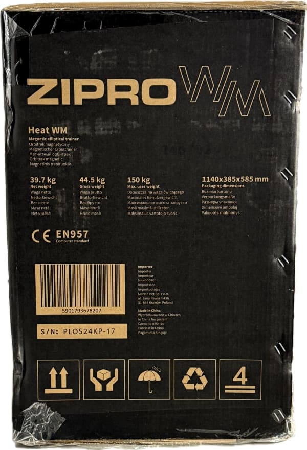 Zipro Heat WM elektromagnetisk elliptisk crosstrainer