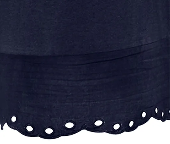 Culotte mit Stickerei
