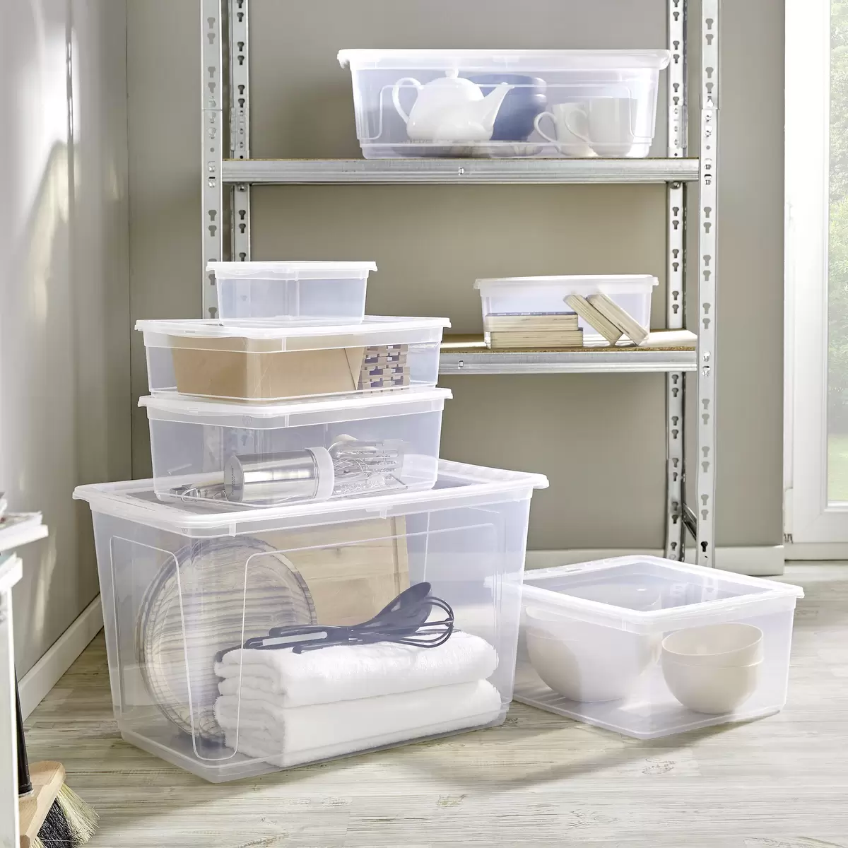 Multibox 30L inkl. Deckel Bea Homezone Transparent