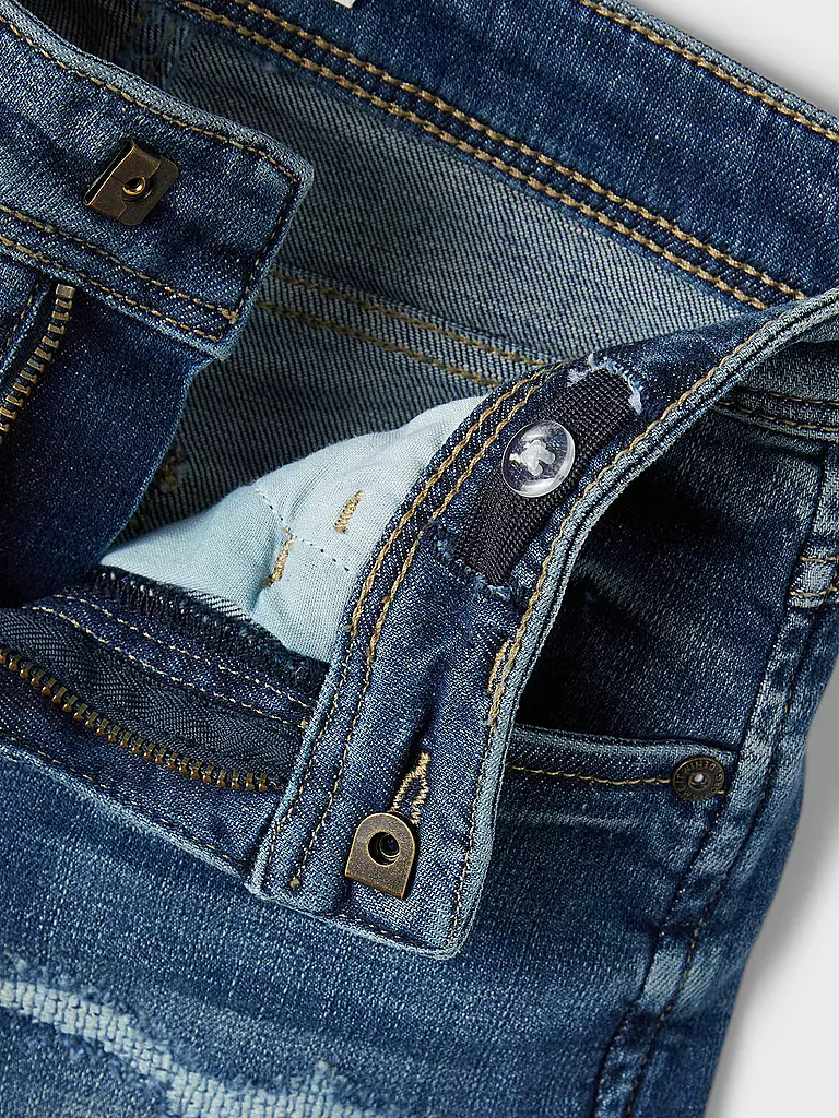NAME IT Jungen Jeans Slim Fit NKMSILAS  blau