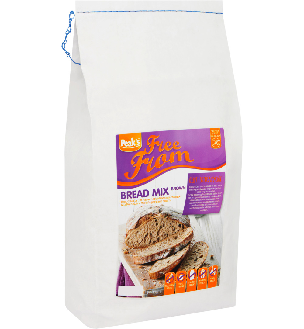 Peaks Broodmix Bruin Glutenvrij (5000 gr)