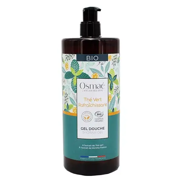 Gel de Banho Refrescante de Chá Verde Orgânico Osmaé 1L