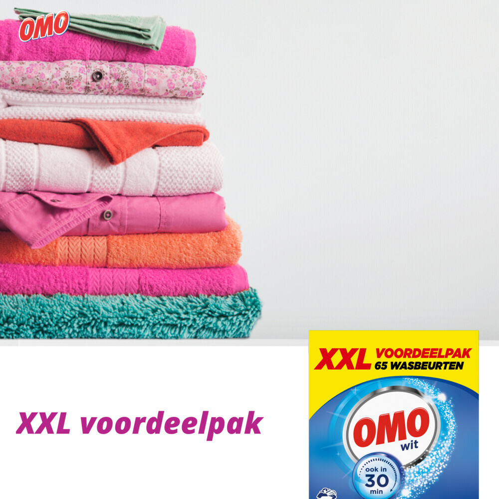 OMO Waspoeder Wit 65 Wasbeurten3,835 kg