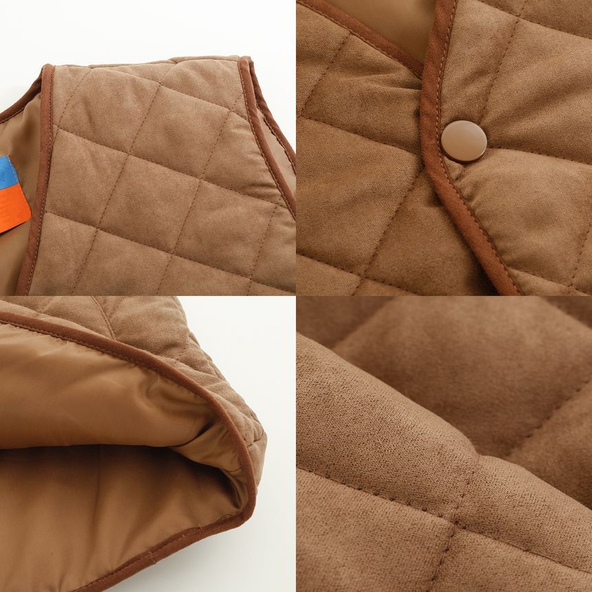 DAZO Studios - Gewatteerd vest met knoopjes