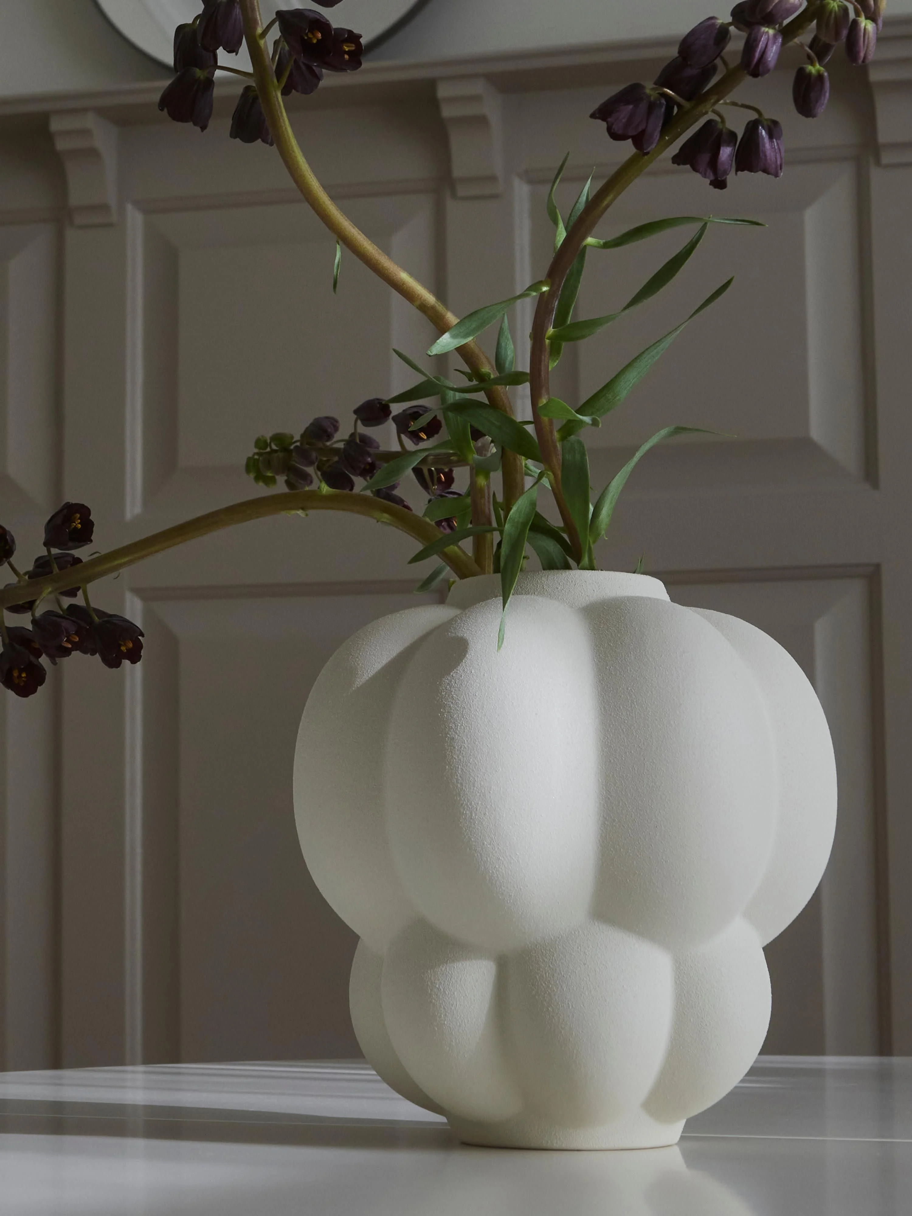 Keramische vaas Uva, H 28 cm